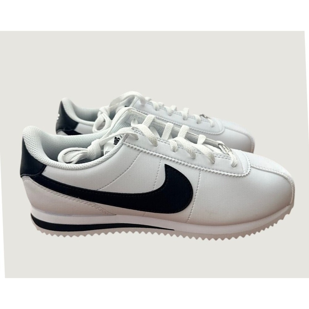 Nike Cortez GS White Black Retro Mens 6Y Womens 7.5 Running Shoes DM0950-108